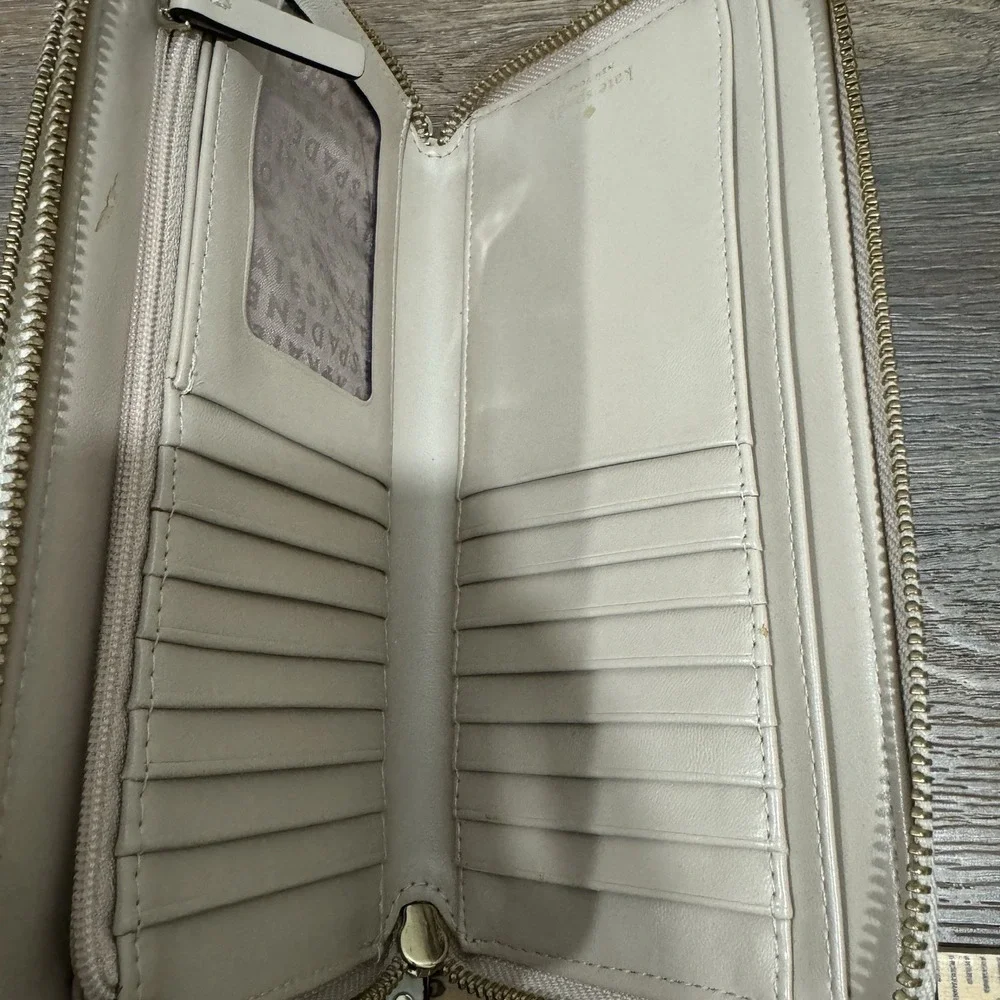 Kate Spade New York Anita‎ Wristlet Wallet Purse Two Tone READ